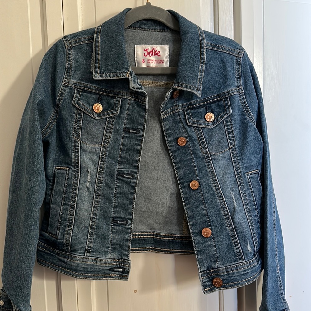 Justice Jean Jacket, Size 8